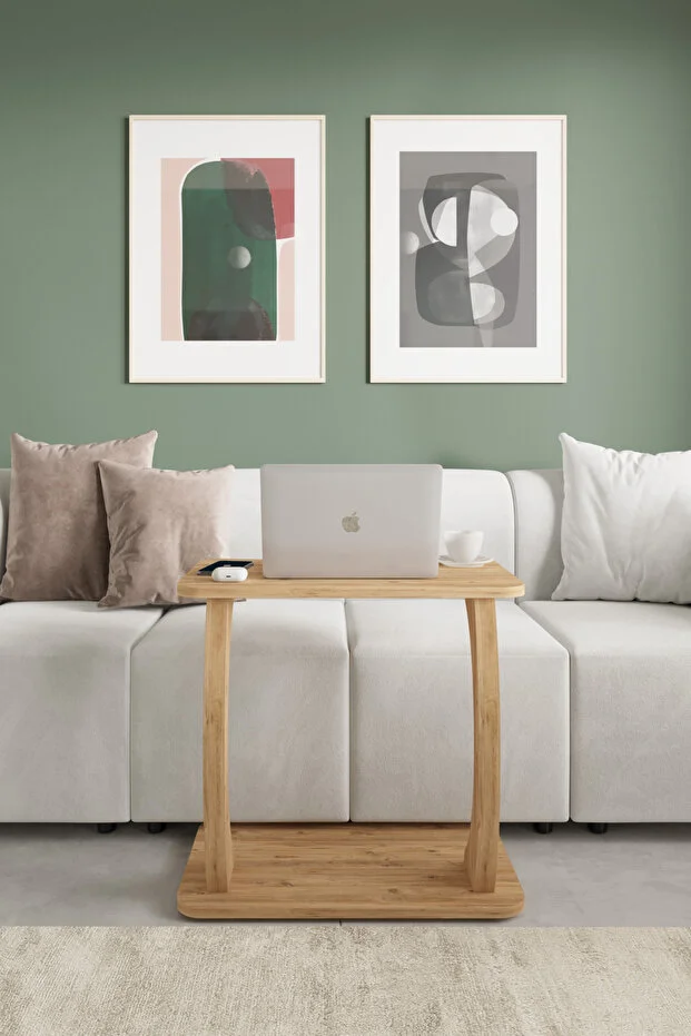 C Ayaklı Laptop Sehpası, Koltuk Sehpası, Kahvaltı Masası, Çalışma Sehpası